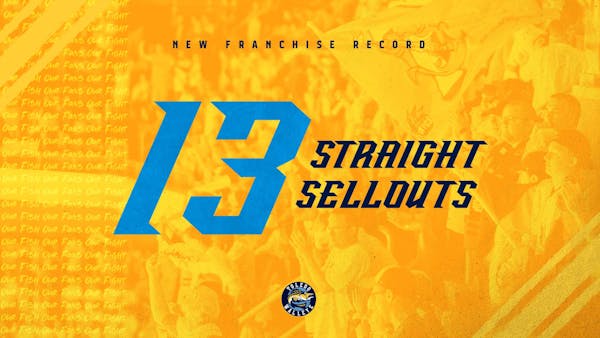Walleye break another franchise record with 13th consecutive sellout