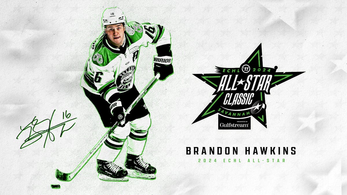 Brandon Hawkins to represent Toledo as an ECHL All-Star