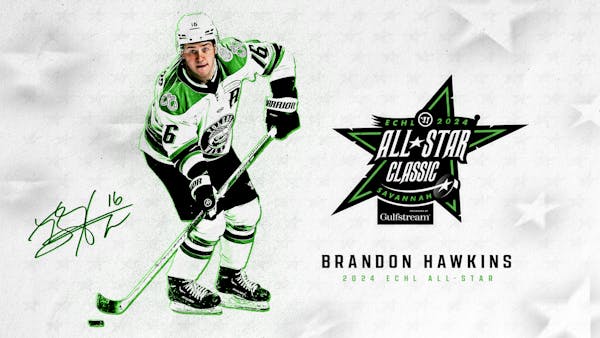 Brandon Hawkins to represent Toledo as an ECHL All-Star
