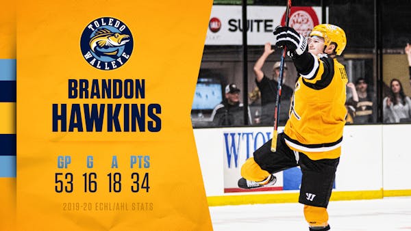 Forward Brandon Hawkins signs with the Walleye