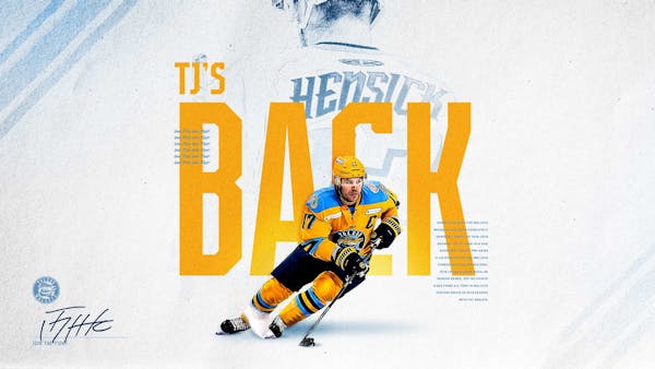 Walleye great TJ Hensick returns to the Fish