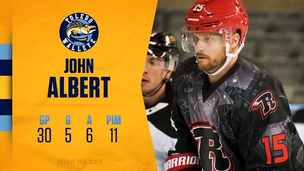 Walleye sign first veteran in center John Albert