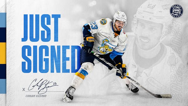 Forward Conlan Keenan returns to the Walleye