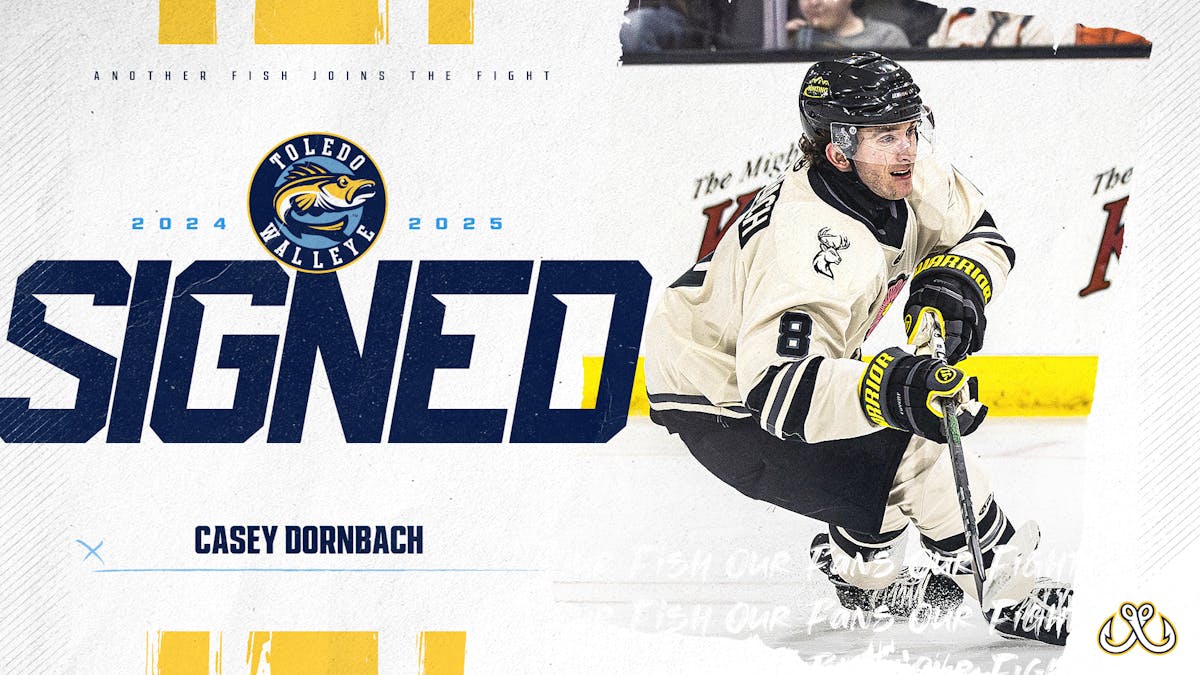 Walleye ink forward Casey Dornbach for 2024-25 season