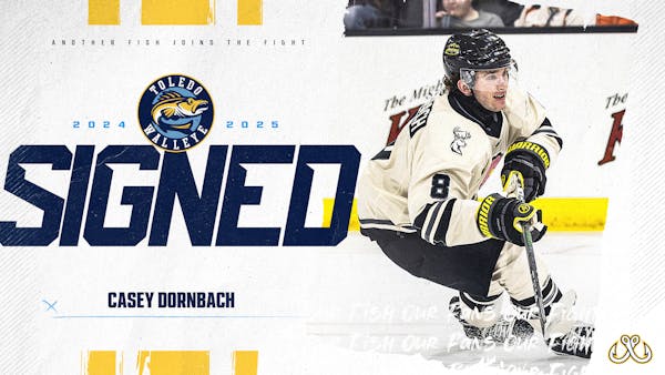 Walleye ink forward Casey Dornbach for 2024-25 season