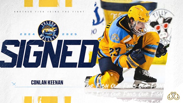 Forward Conlan Keenan returns for fourth straight season