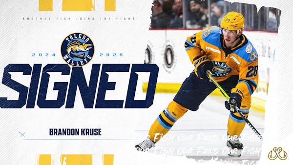 Brandon Kruse returns to the Walleye for the 2024-25 season