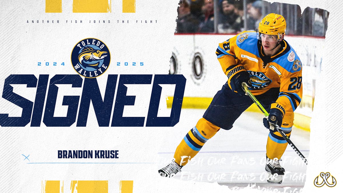 Brandon Kruse returns to the Walleye for the 2024-25 season