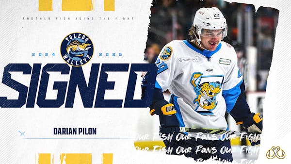 Forward Darian Pilon returns to the Fish