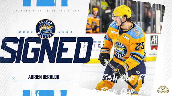 Defenseman Adrien Beraldo returns to the Walleye