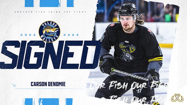 Walleye ink forward Carson Denomie for 2023-24 season