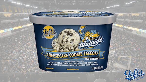 Toft Dairy unveils new Walleye-branded ice cream flavor